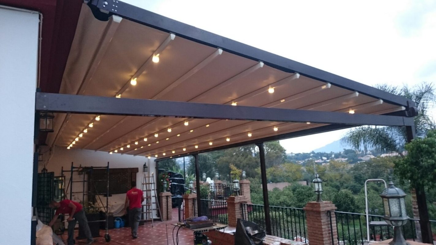 Instalación Pérgola Bioclimática - Toldos Saez